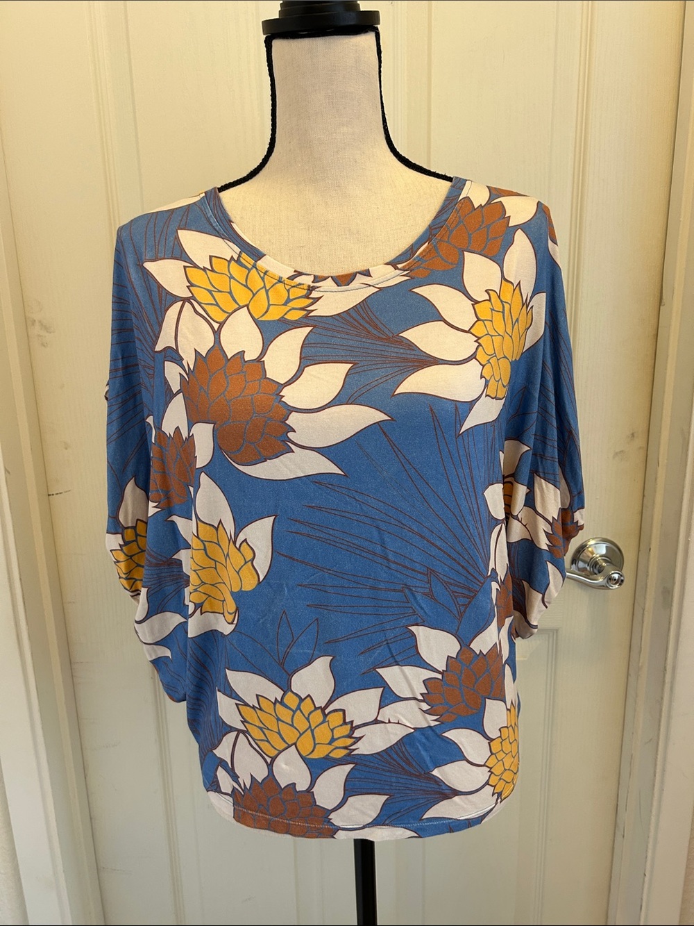 Ava Sky Sunflower Top, XS